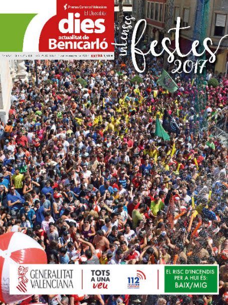 7 Dies-Actualitat de Benicarló-El Dissabte
Setmanari d'actualitat de Benicarló.
Edita: Editorial Antinea.
Dr Fleming 6, 12500 Vinaròs
setdiesbenicarlo@gmail.com