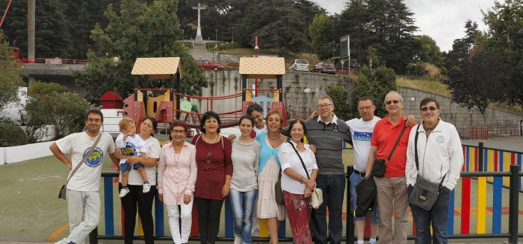 Acto poético de la “Ruta ciclista por la paz”