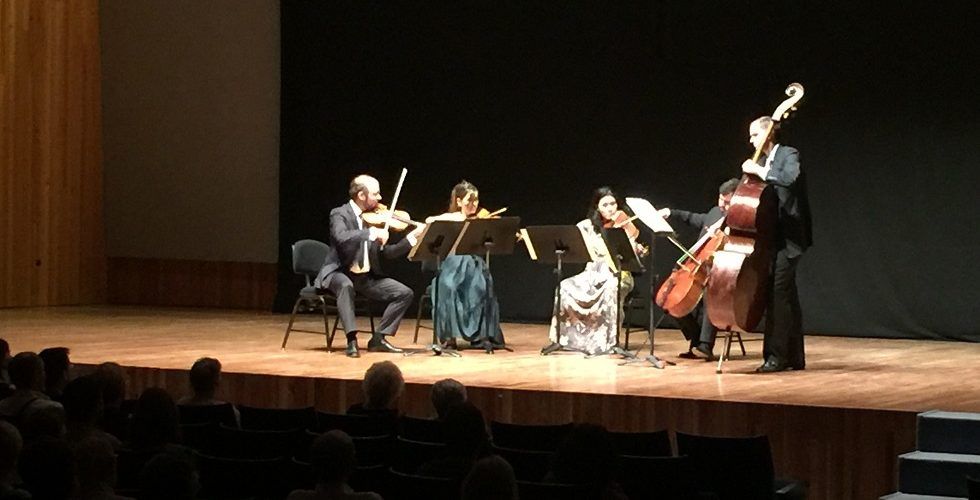 Más de 300 personas en el concierto de Elan Quintet en Peñíscola