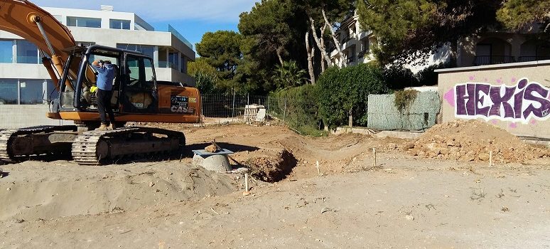 Comienzan los trabajos de adecuación del paseo del Cargador de Alcossebre