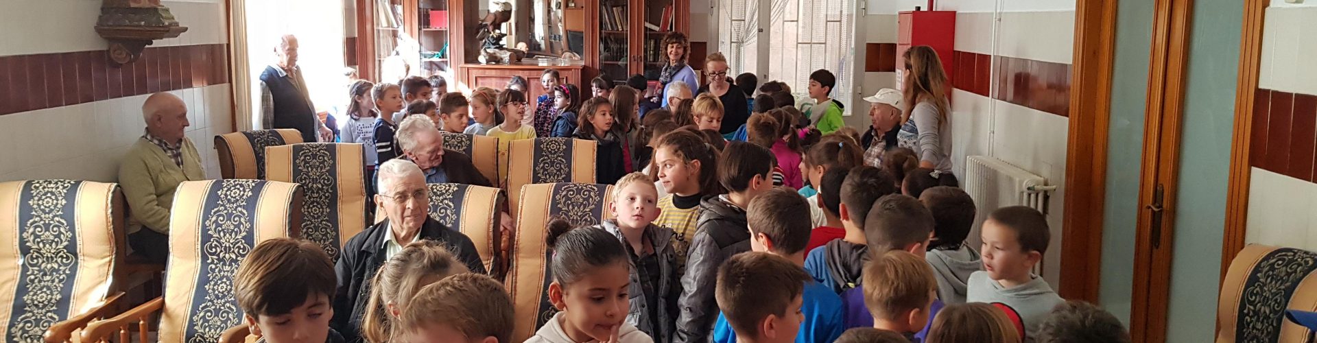 Visita a l’asil per Santa Catalina