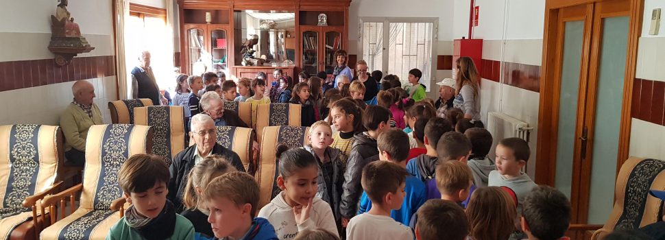 Visita a l’asil per Santa Catalina
