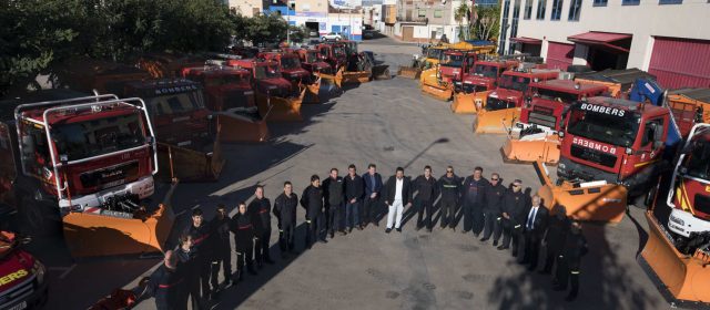 Ampliado el dispositivo para nevadas del Consorcio de Bomberos de la Diputación