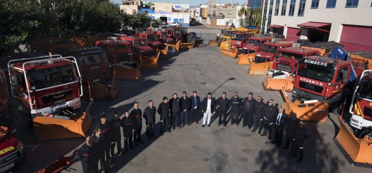 Ampliado el dispositivo para nevadas del Consorcio de Bomberos de la Diputación 