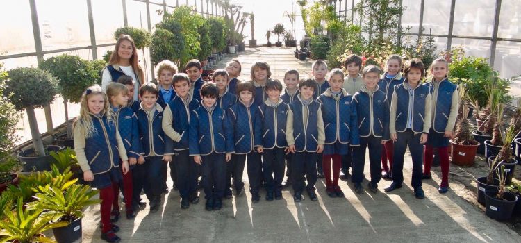 Visita escolar a un centro de jardinería