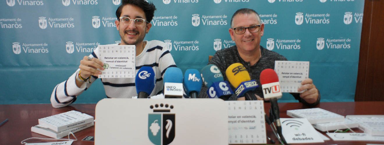 Vinaròs impulsa la campaña “Retola en valencià: senyal d’identitat”
