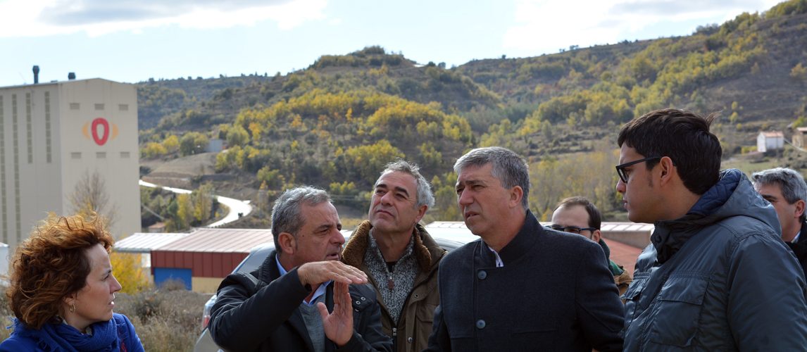 Visita al polígon industrial de Morella del conseller Climent