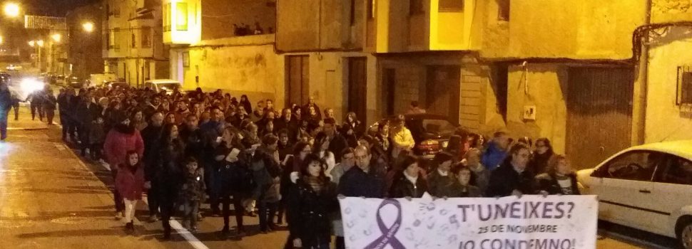 Vilafranca marxa contra la violència de gènere