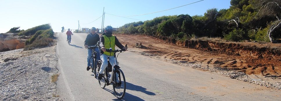 Comença la construcció d’una zona peatonal i carril bici al camí l’Atall d’Alcossebre