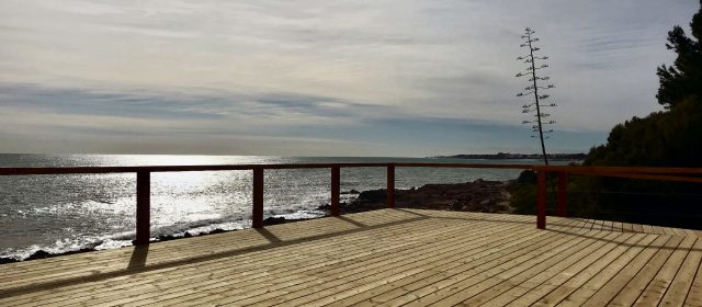 Finalitza la construcció del nou mirador al costat del port esportiu de Alcossebre