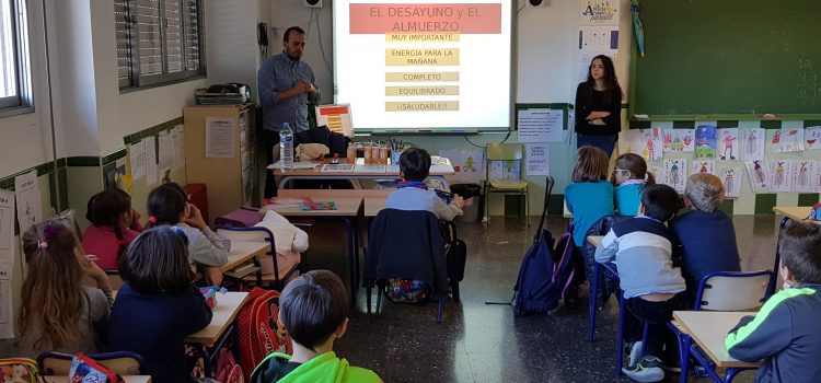 Xerrada escolar al CEIP Assumpció sobre nutrició per Tomàs Ferrer