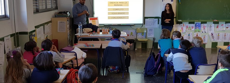 Xerrada escolar al CEIP Assumpció sobre nutrició per Tomàs Ferrer