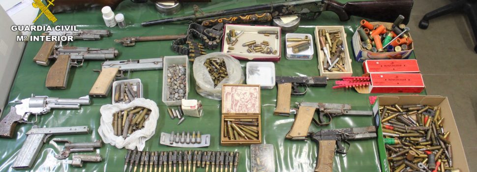 Detenido por fabricación no autorizada de armas, depósito ilegal de armas y munición en Vinaròs