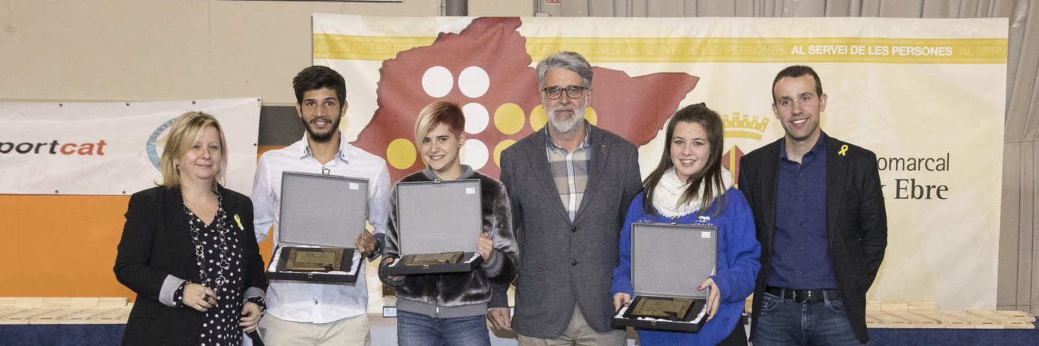El remer Xavi Vela, l’atleta Laia Monforte i la patinadora Dana Gil, millors esportistes del Baix Ebre