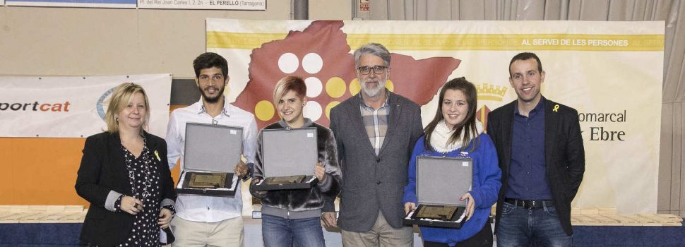 El remer Xavi Vela, l’atleta Laia Monforte i la patinadora Dana Gil, millors esportistes del Baix Ebre