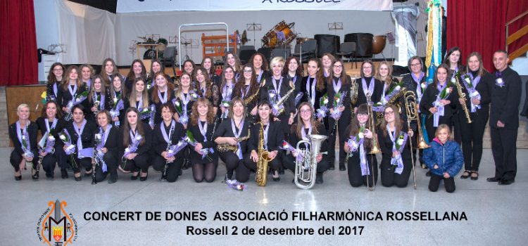 Concert a Rossell en homenatge a la dona dins al món bandístc