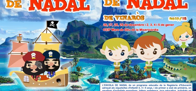 Educación y Deportes presentan la Escola de Nadal 2017/18 y el programa Nadal Esportiu