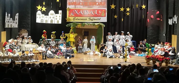 Infantil del CEIP Marqués de Benicarló va celebrar un especial Nadal