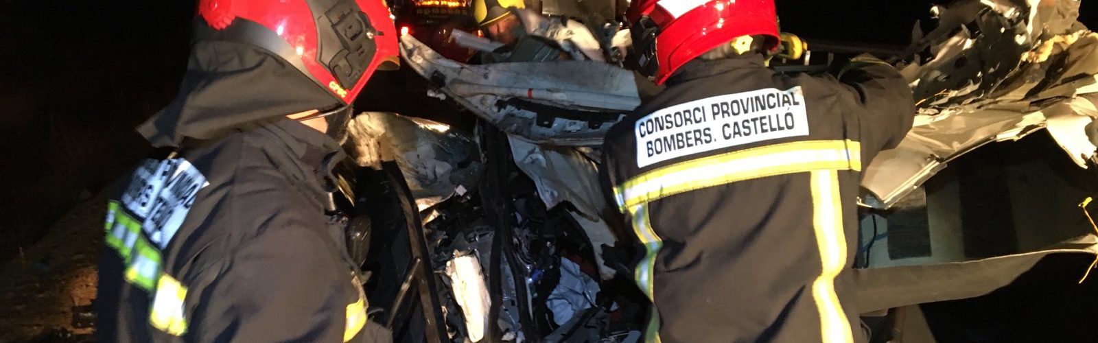 Dos fallecidos y tres heridos en un accidente en la N-340, en Vinaròs