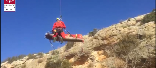 Rescatado en Canet un cazador lesionado en un barranco