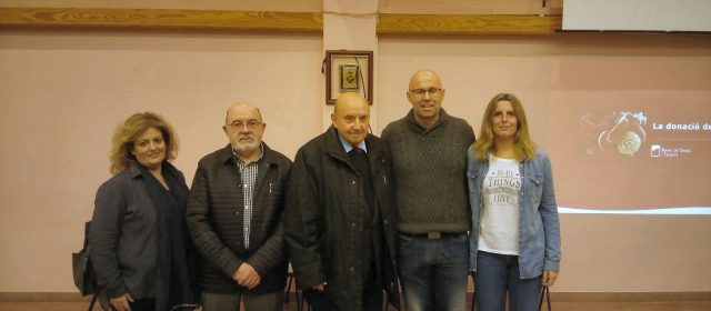 Xerrada a la Sénia per Elisa Vallejo, del Banc de Sang i Teixits de les Terres de l’Ebre