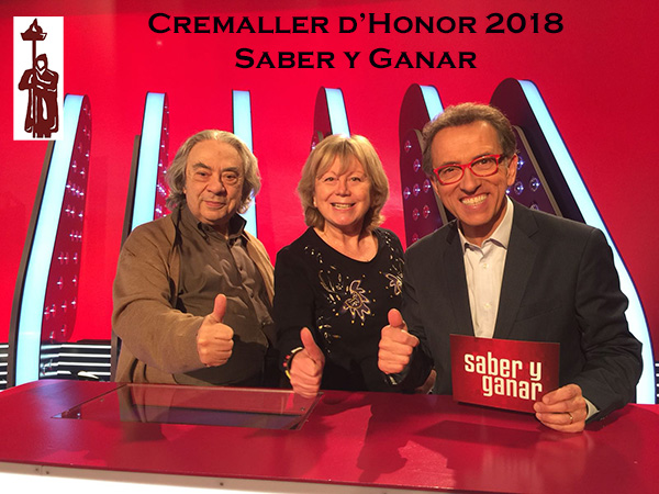 Saber i Ganar, Cremaller d’Honor 2018 de la Santantonà de Forcall