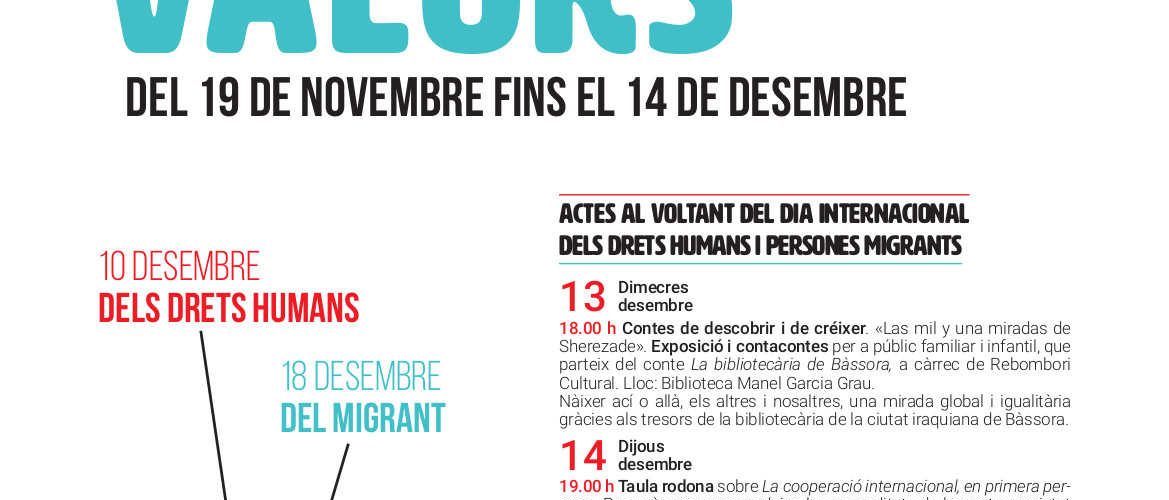 Benicarló commemora el Dia Internacional dels Drets Humans i el de les Persones Migrants