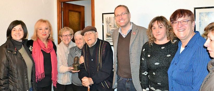 Homenaje socialista a Julio Rambla Persiva, por sus 100 años de vida