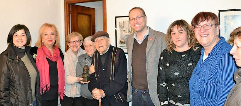 Homenaje socialista a Julio Rambla Persiva, por sus 100 años de vida