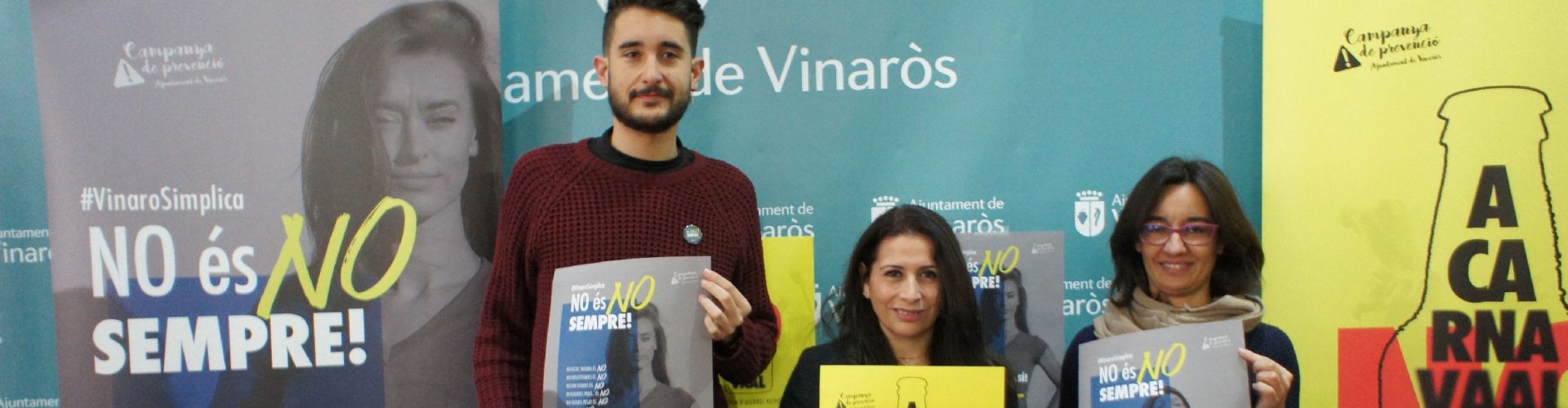 Campanya per a un consum d’alcohol responsable i contra l’assetjament sexista en Carnaval
