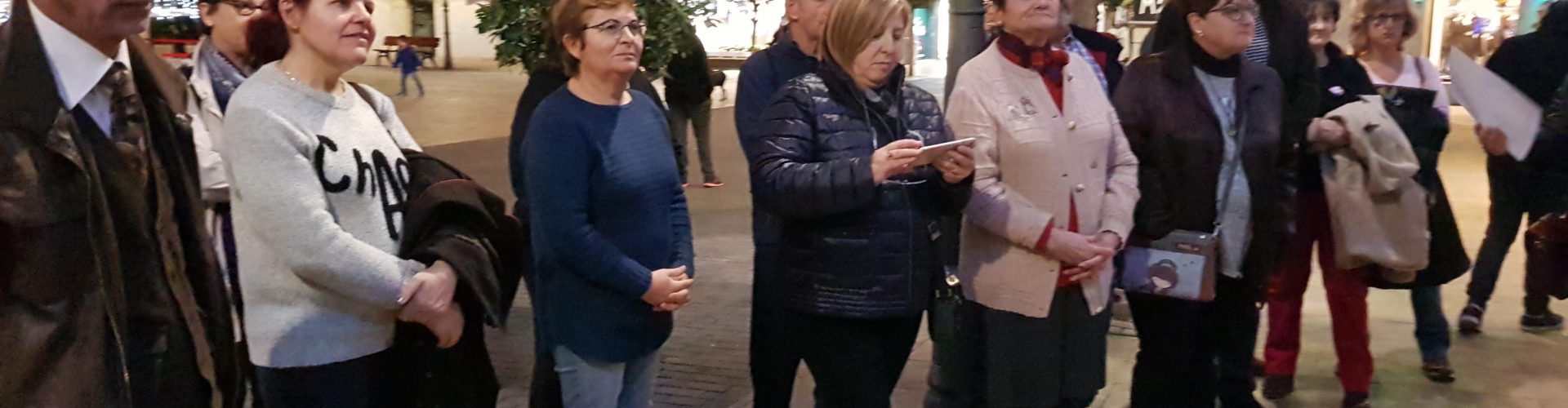 Primera concentració del 2018 contra la violència de gènere
