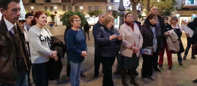 Primera concentració del 2018 contra la violència de gènere