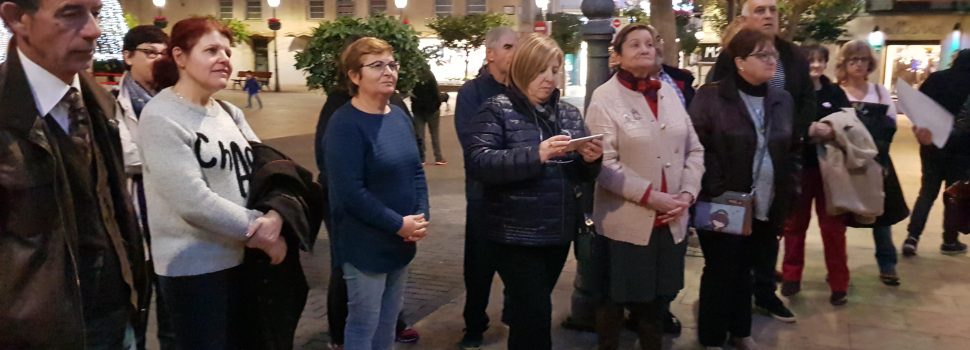 Primera concentració del 2018 contra la violència de gènere