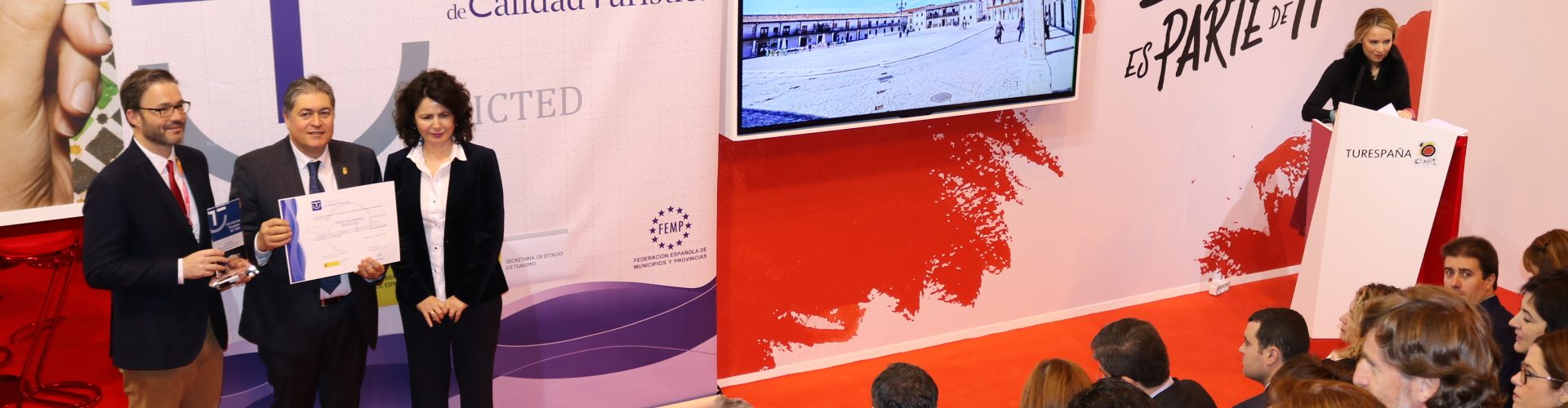 El Ayuntamiento de Peñíscola, segundo finalista del Premio al Mejor Proyecto Mejora SICTED 2017