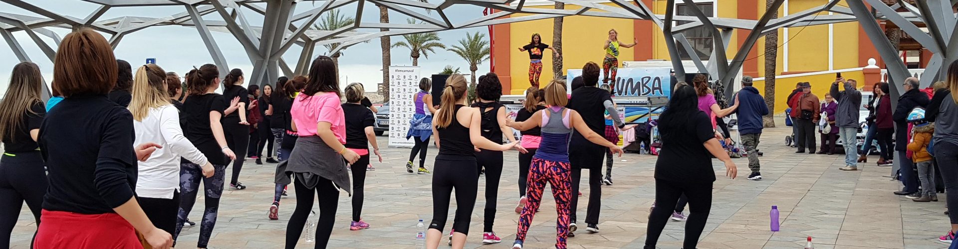 A ballar zumba pel Carnaval