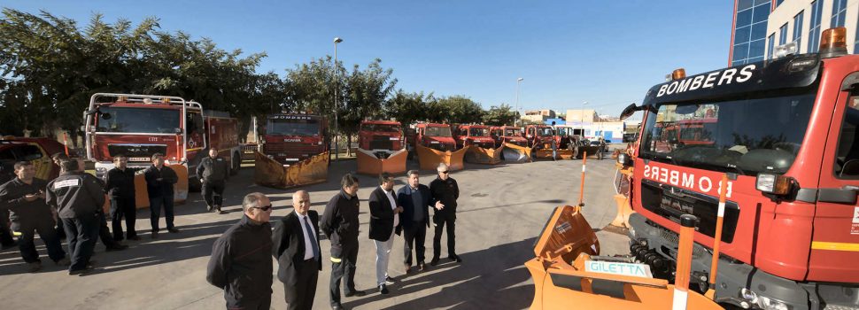 Dos nuevas quitanieves para el Consorcio Provincial de Bomberos