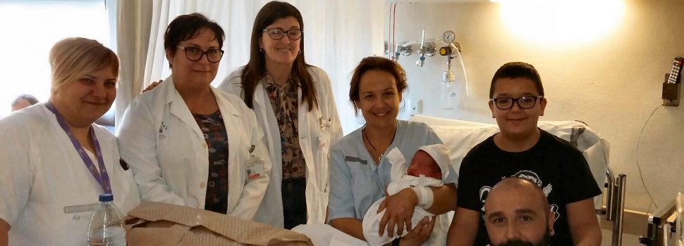 Dani, el primer xiquet 2018 nascut a Vinaròs