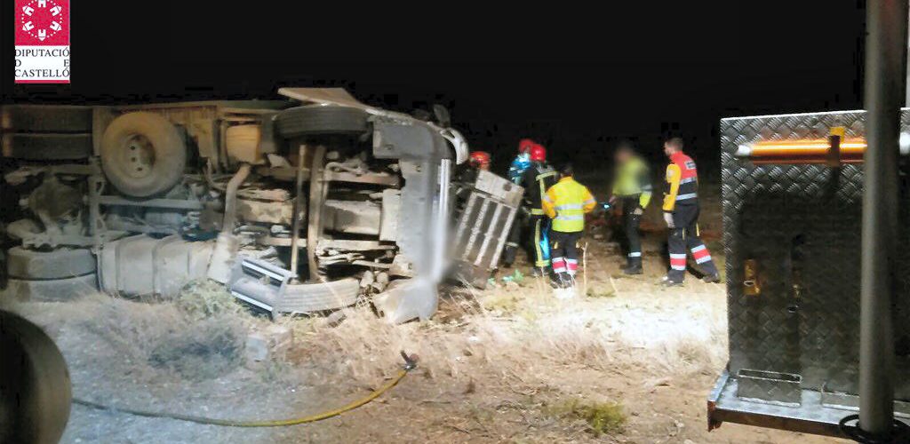 Accidente en Traiguera con un camionero fallecido