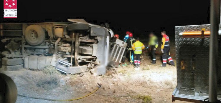 Accidente en Traiguera con un camionero fallecido
