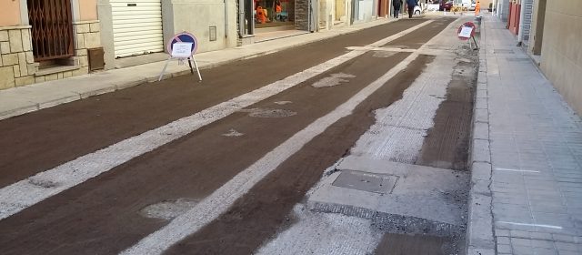 Comença l’asfaltat dels carrers de Benicarló