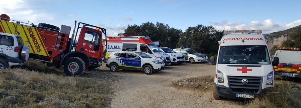 Un muerto y un herido al estrellarse un ultraligero en la Pobla de Benifassà