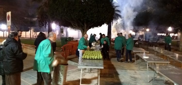 2.500 kilos en la gran “torrà” de alcachofas