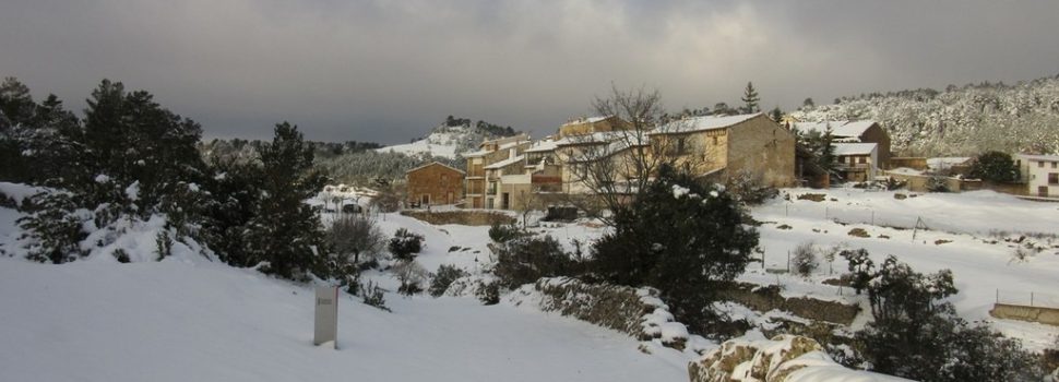Fredes, després de la nevada del 26 de gener