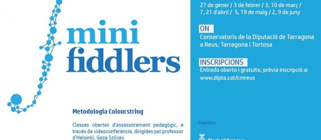 El Conservatori de Tortosa implanta el programa pedagògic pioner Minifiddlers