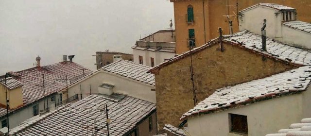 Primer dia de neu del febrer