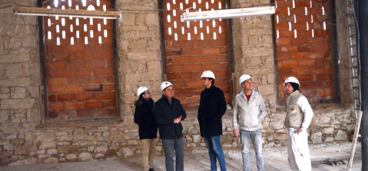 Avancen les obres de les naus del Tint i dels Telers de la Fàbrica Giner