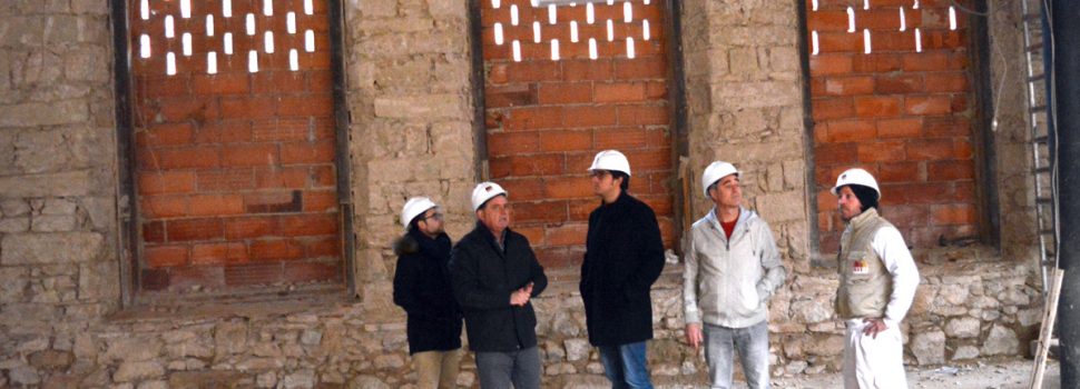 Avancen les obres de les naus del Tint i dels Telers de la Fàbrica Giner