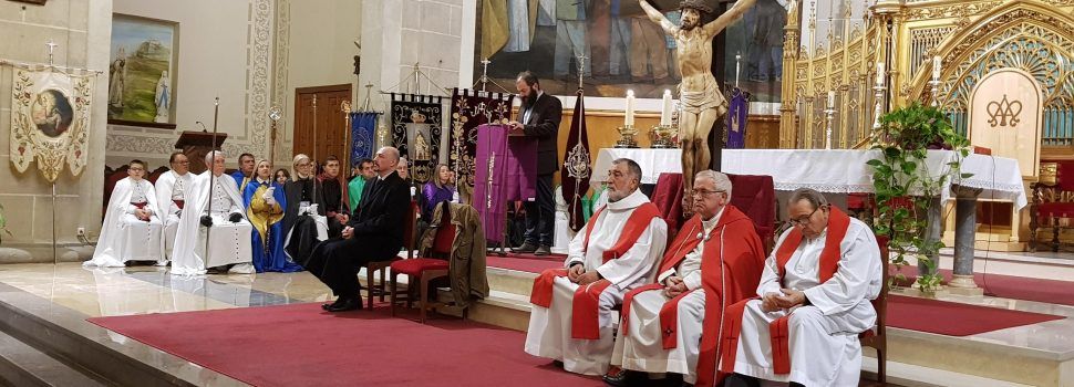 Primera processó i pregó de Setmana Santa