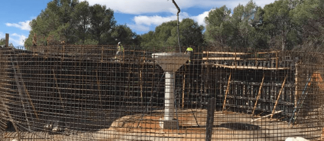 Avança la construcció de nínxols i el dipòsit d’aigua