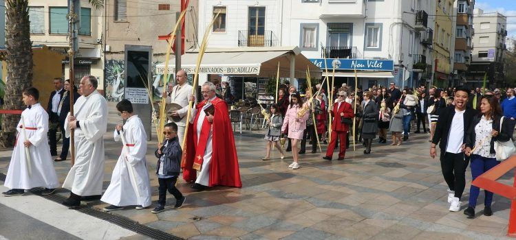 Benedicció de Rams a la parròquia Assumpció
